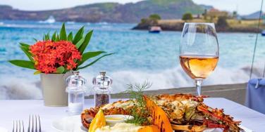Grilled Lobster at Bequia Beach Hotel, Grenadines